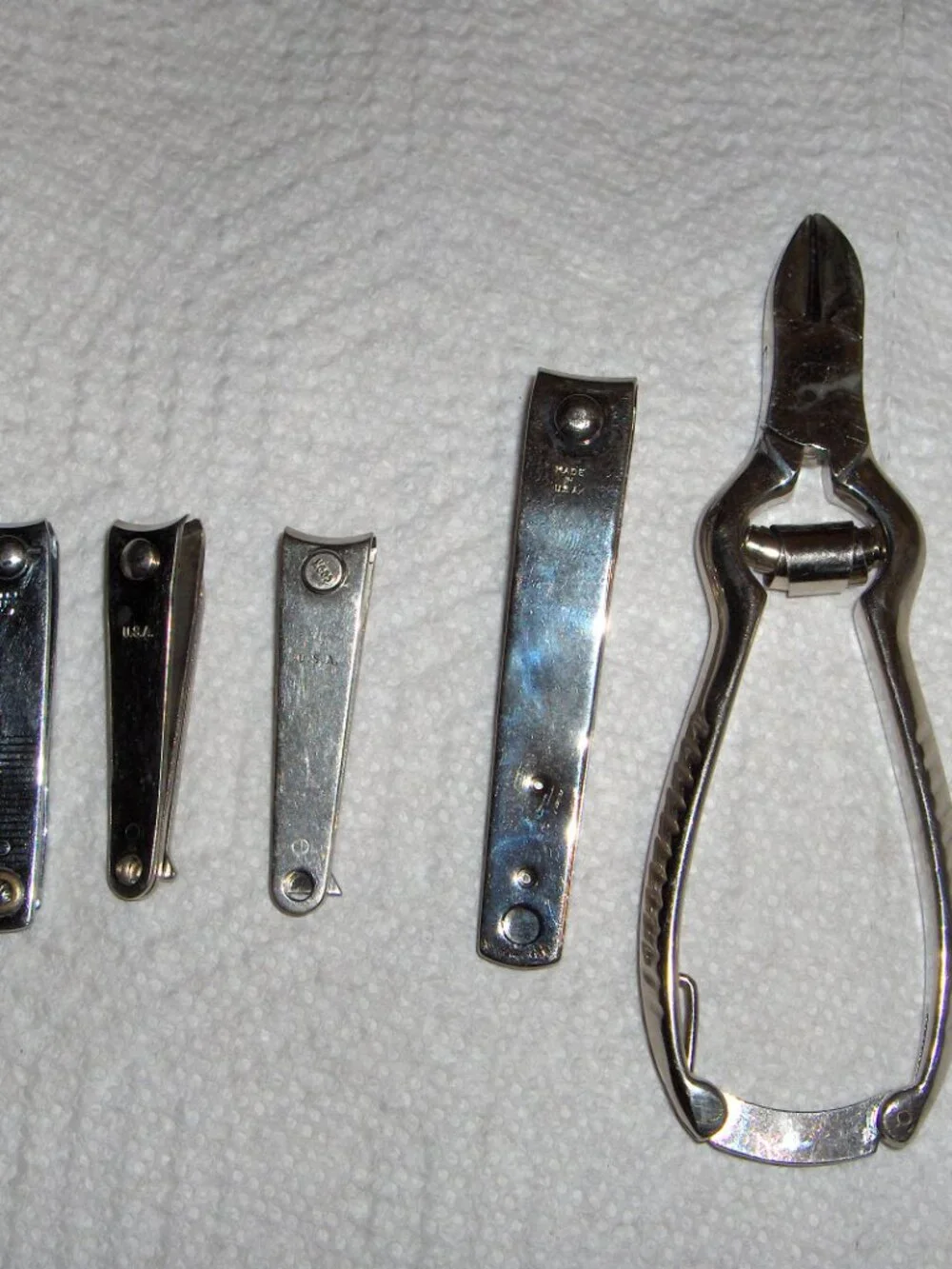 Fingernail Clippers, Lot of 5, Vintage